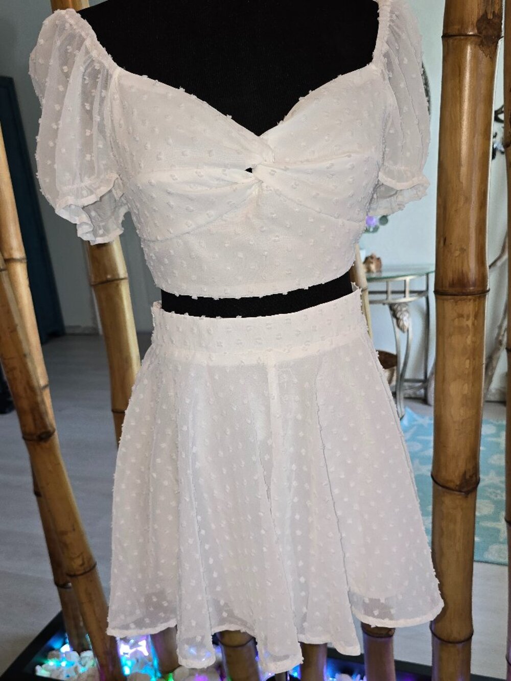 2 peice Skirt Set with Shorts